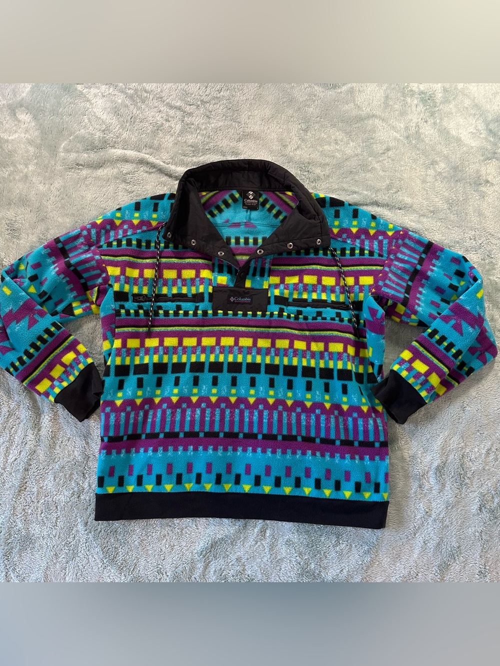Men’s Vintage Style Columbia Quarter Snap Jacket